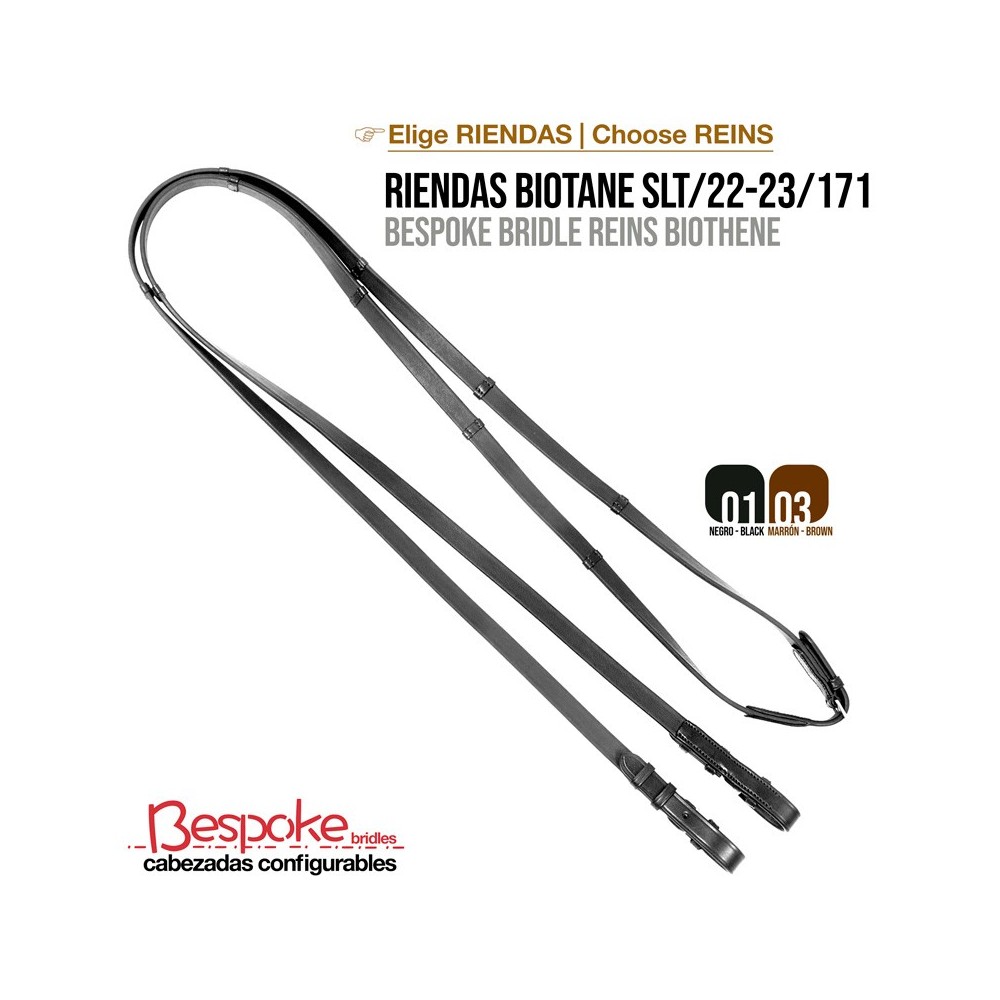 Cabezada configurable riendas biotane slt/22-23/171