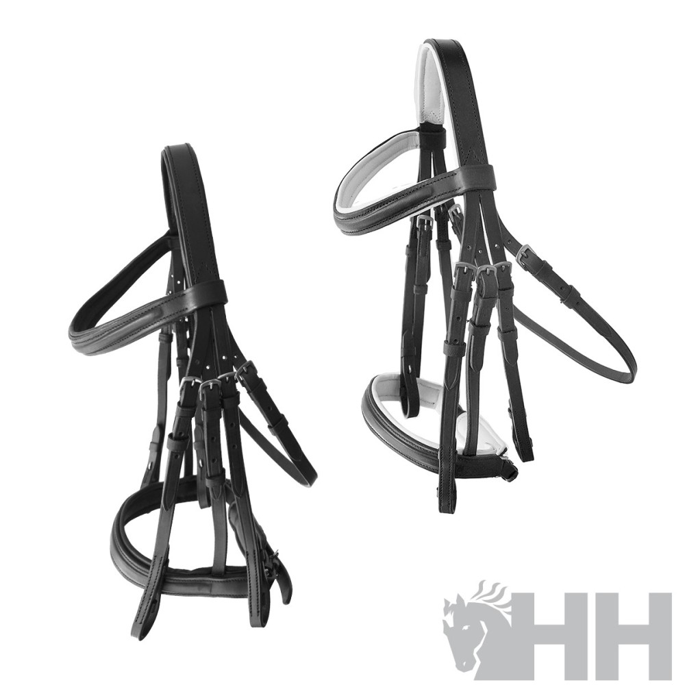 Cabezada inglesa hh ayra doble rienda