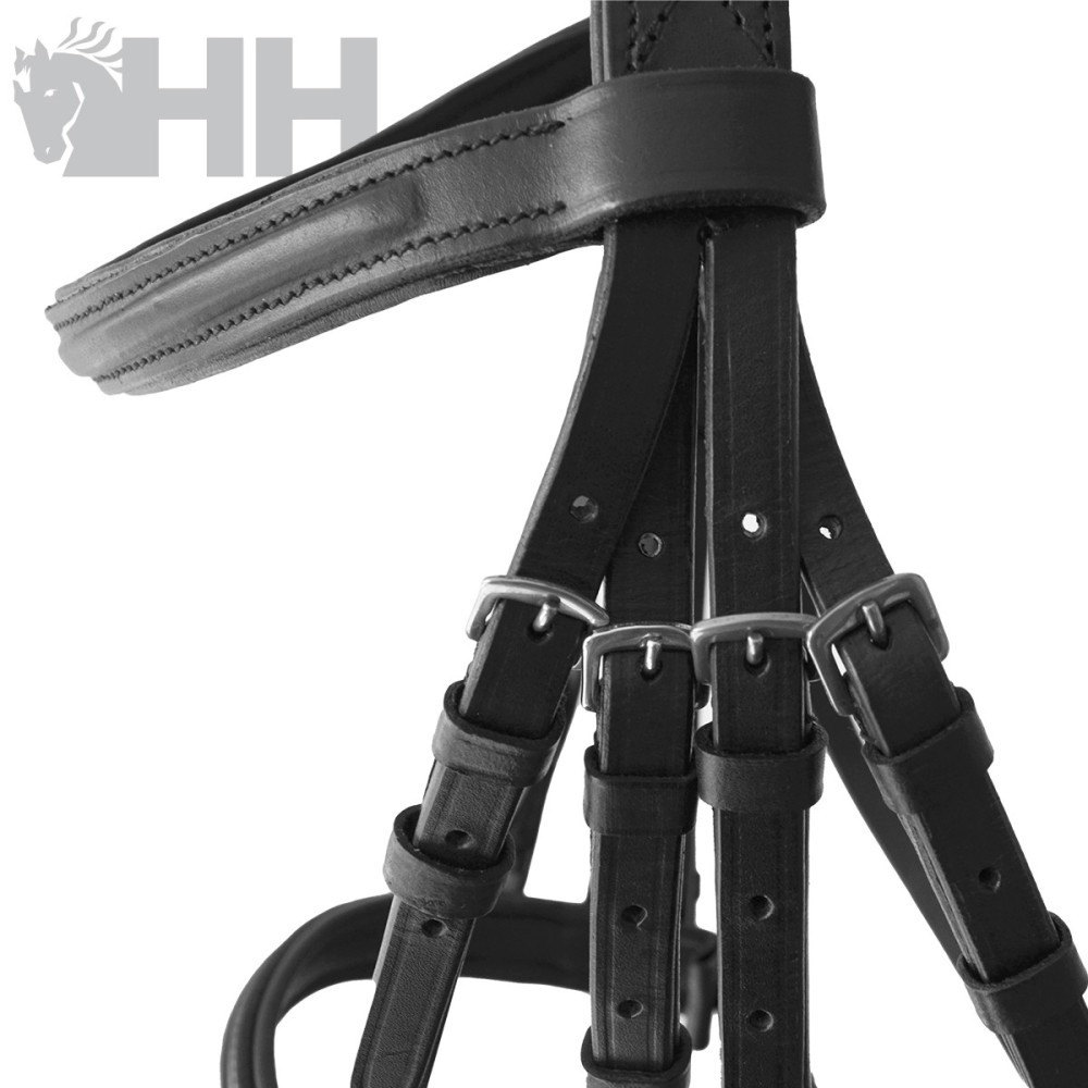 Cabezada inglesa hh ayra doble rienda
