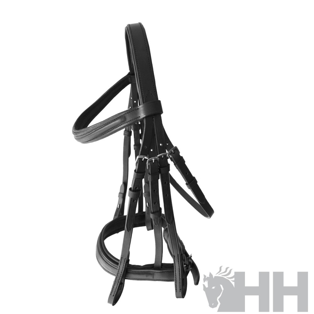 Cabezada inglesa hh ayra doble rienda