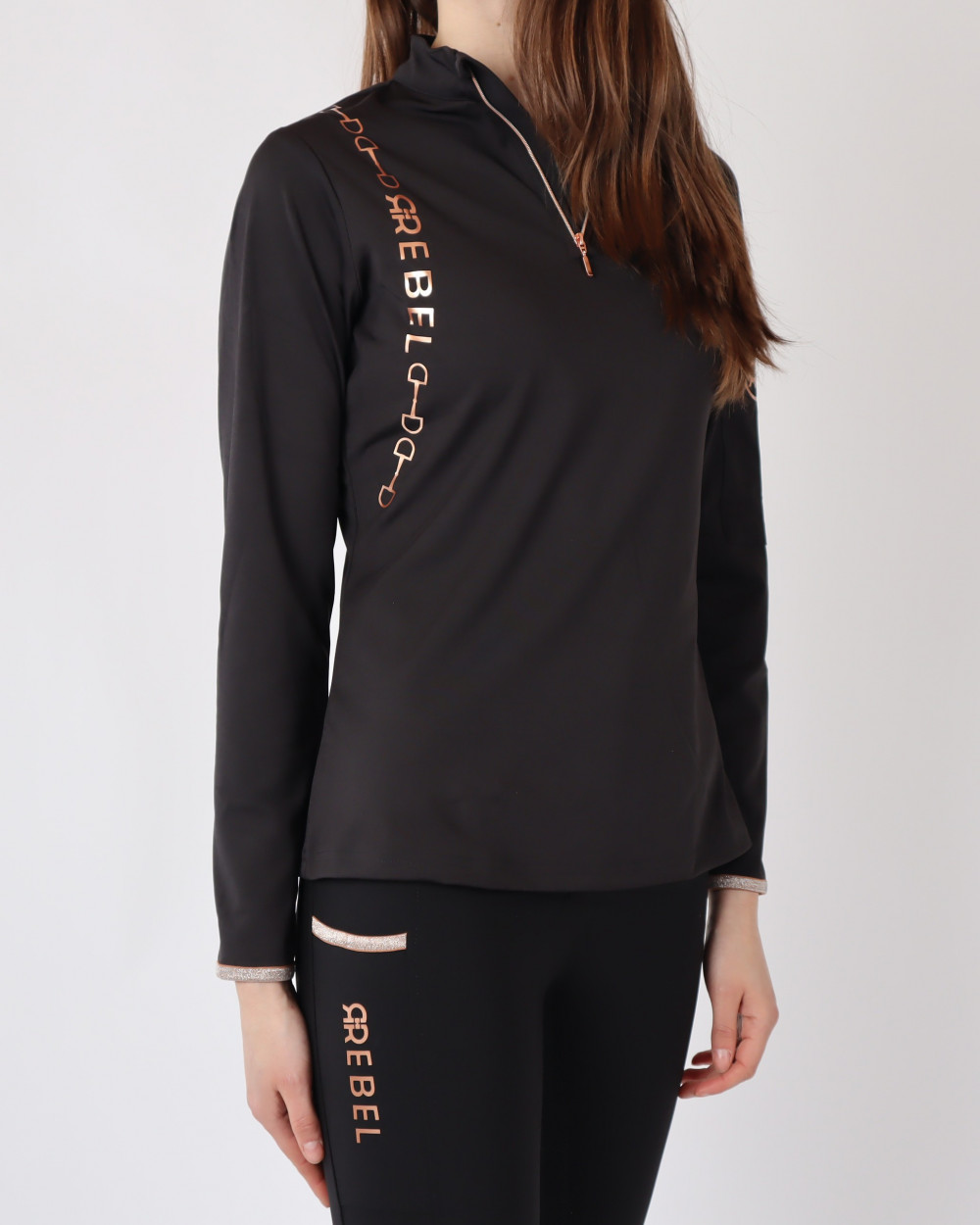 POLO ZIPPER ROSEGOLD REBEL MONTAR