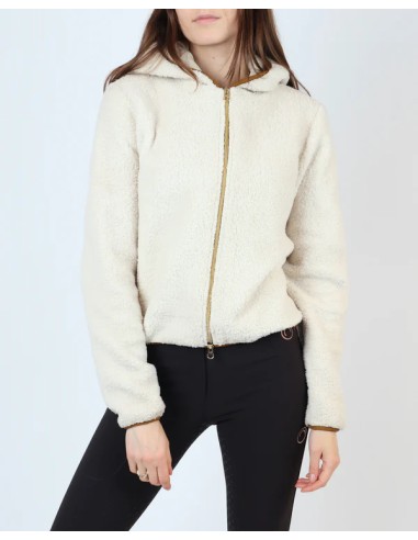 CHAQUETA TEDDY OFF WHITE MONTAR