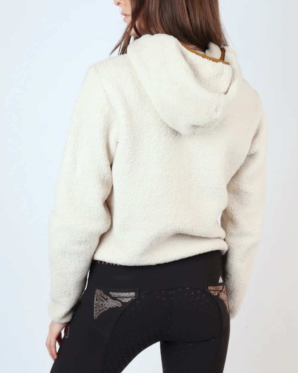 CHAQUETA TEDDY OFF WHITE MONTAR