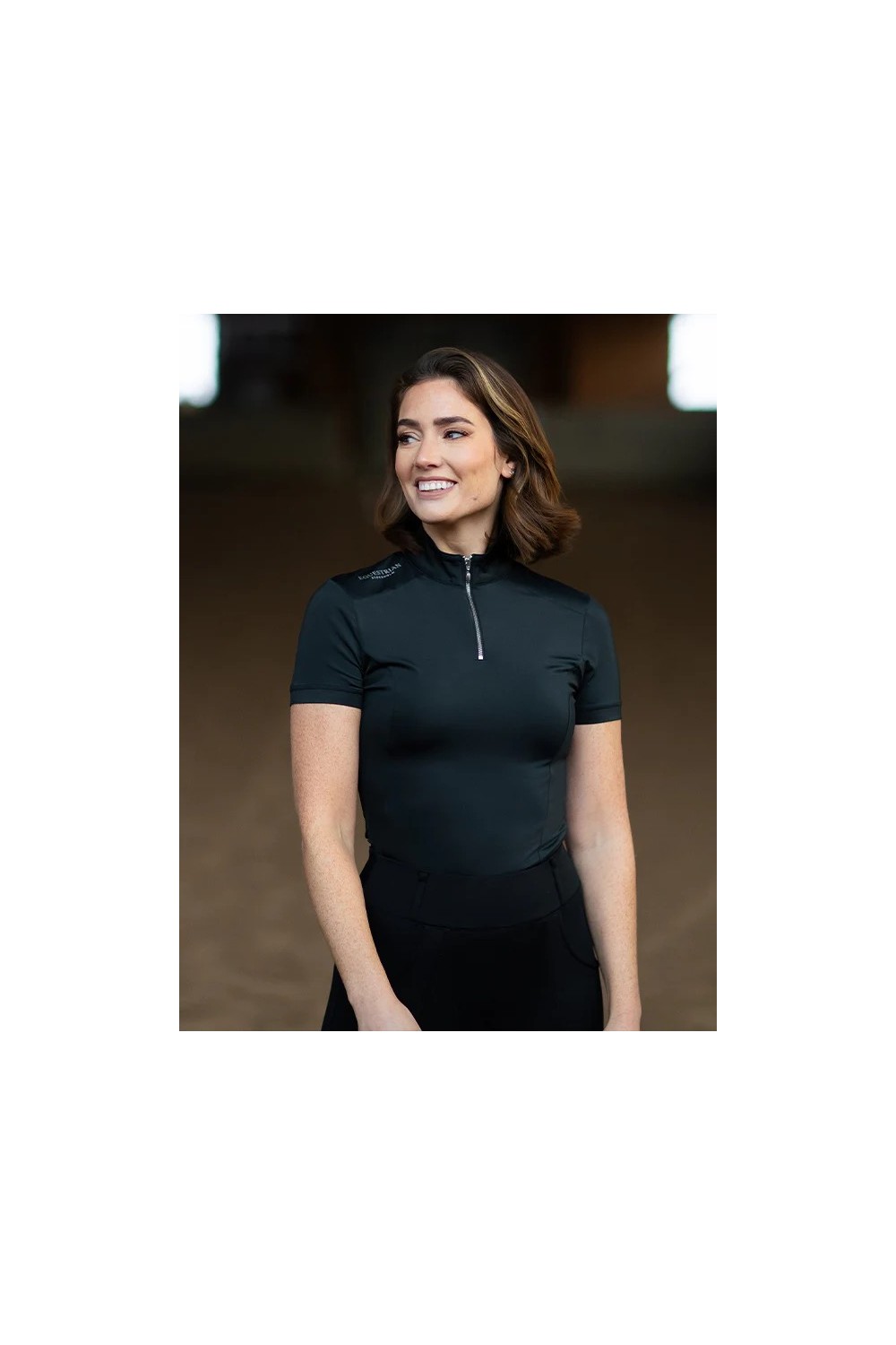 BASE LAYER UV MANGA CORTA BLACK EDITION EQUESTRIAN STOCKHOLM