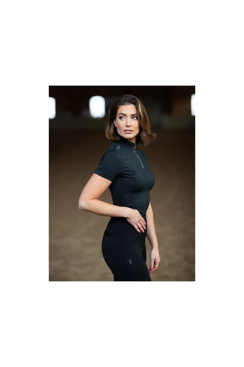 BASE LAYER UV MANGA CORTA BLACK EDITION EQUESTRIAN STOCKHOLM