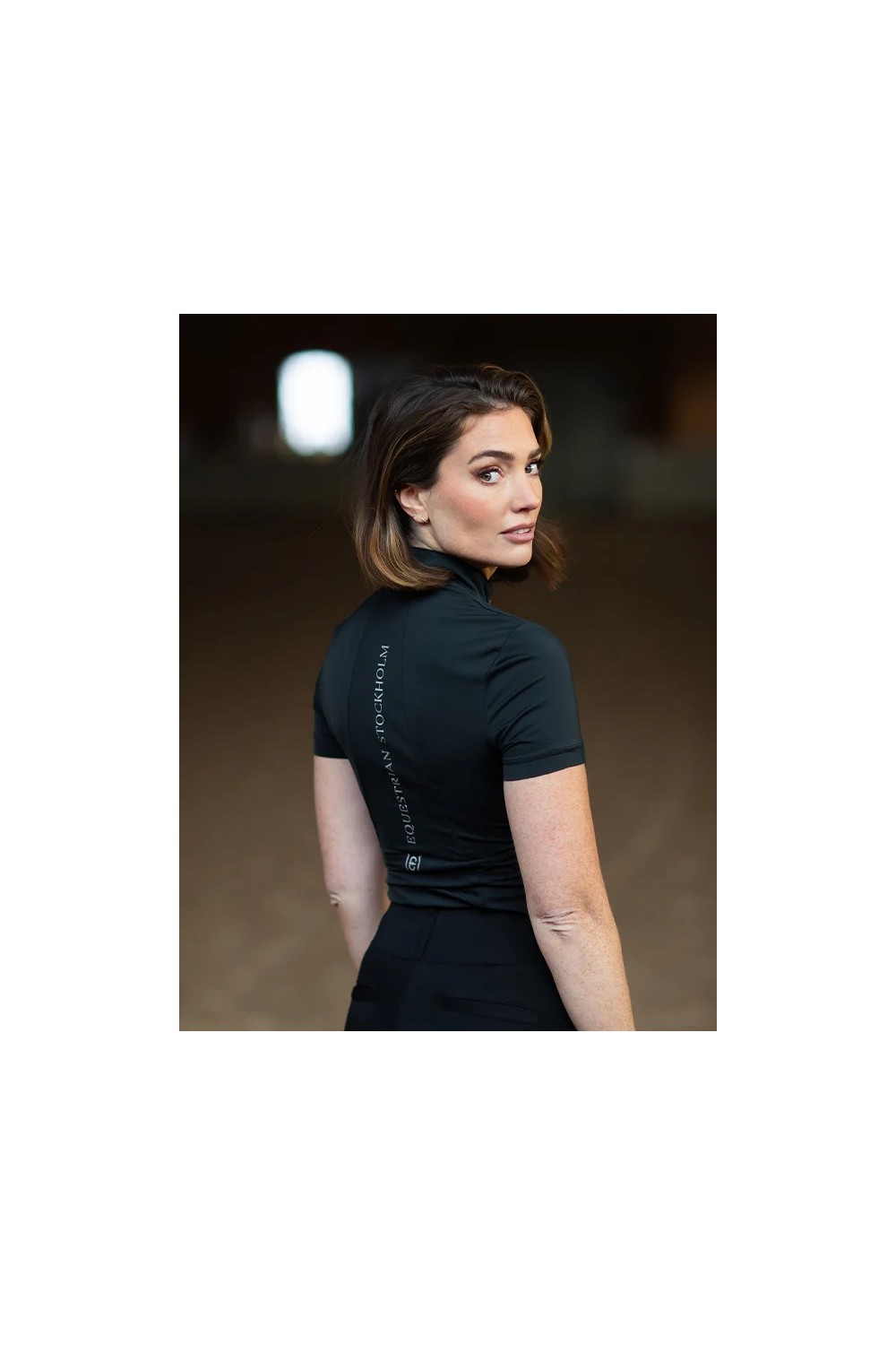 BASE LAYER UV MANGA CORTA BLACK EDITION EQUESTRIAN STOCKHOLM