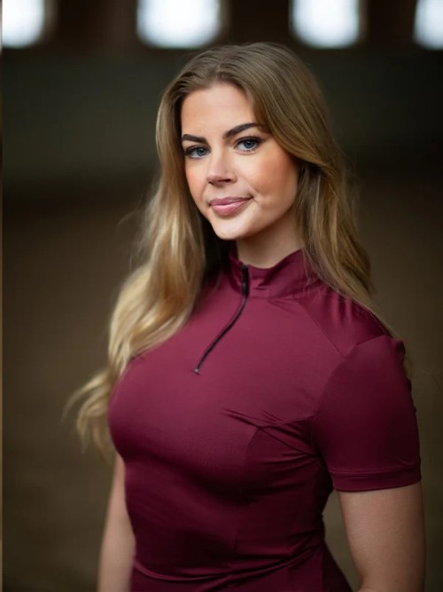 BASE LAYER UV MANGA CORTA BORDEAUX EQUESTRIAN STOCKHOLM 2