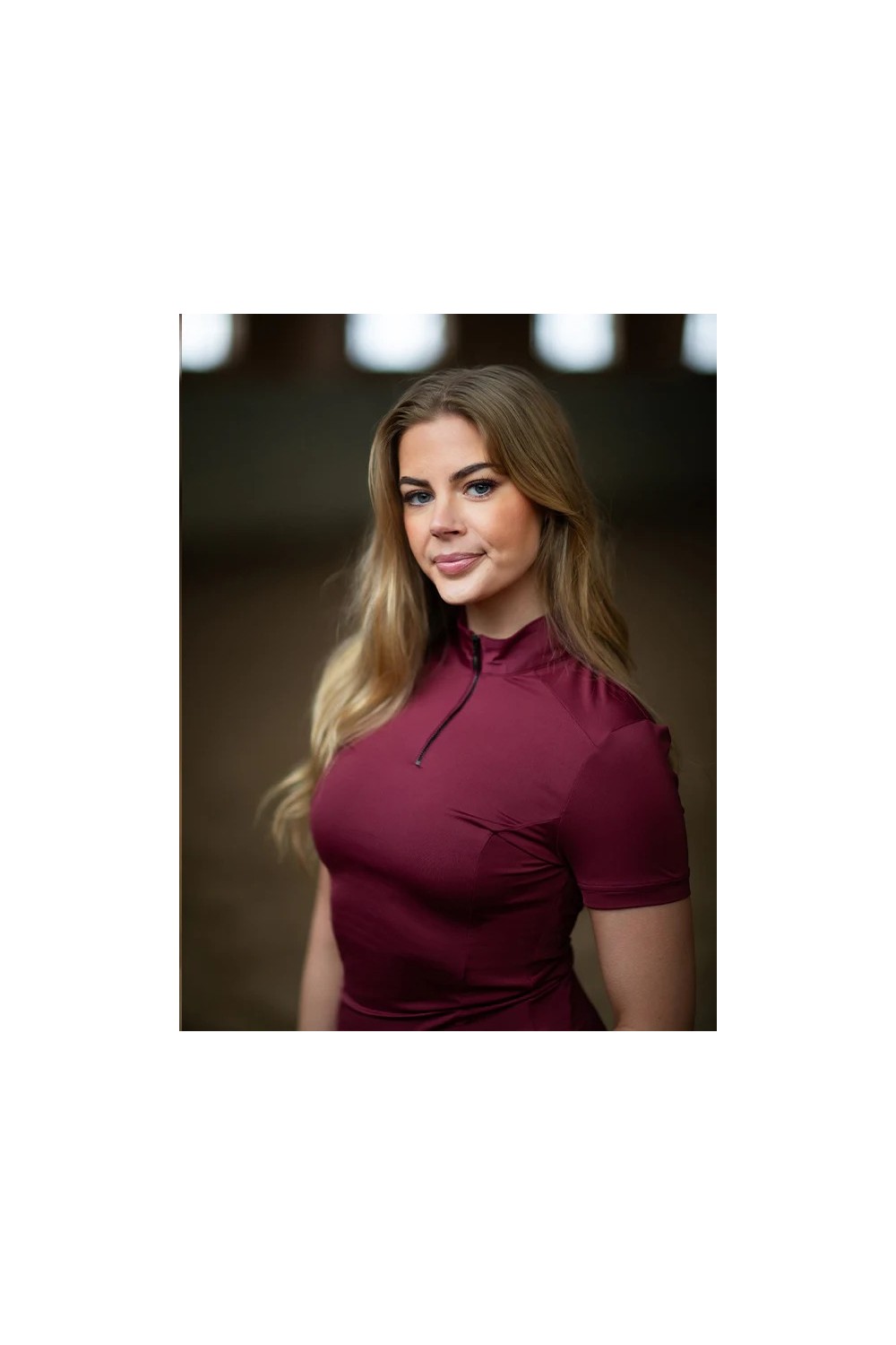 BASE LAYER UV MANGA CORTA BORDEAUX EQUESTRIAN STOCKHOLM