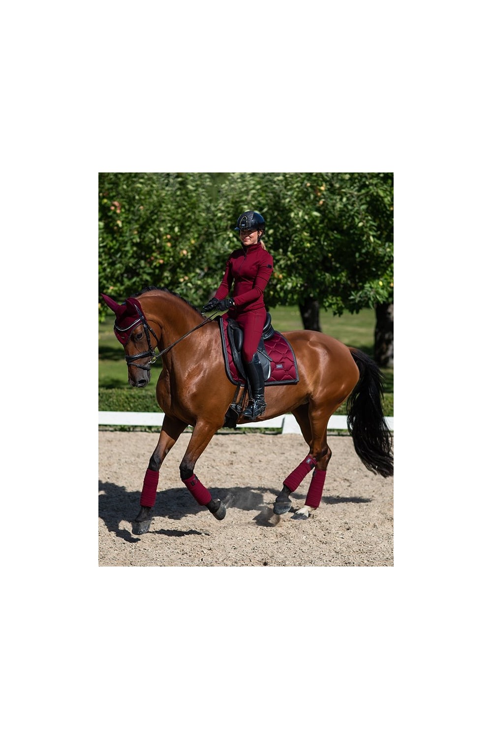 MANTILLA DARK BORDEAUX EQUESTRIAN STOCKHOLM