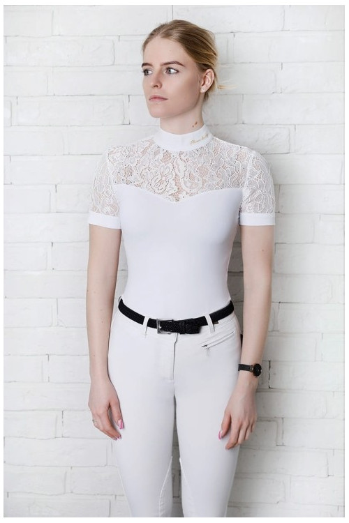 CAMISETA DE COMPETICIÓN MANGA CORTA CRYSTALL FLEUR DE LYS