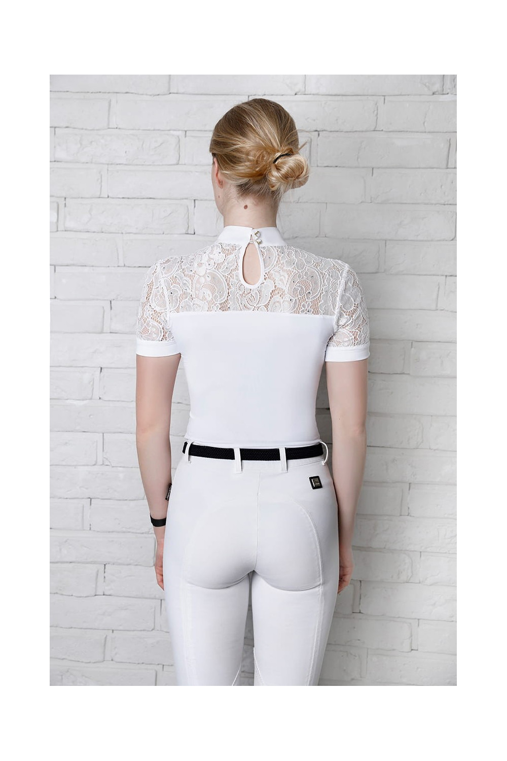 CAMISETA DE COMPETICIÓN MANGA CORTA CRYSTALL FLEUR DE LYS