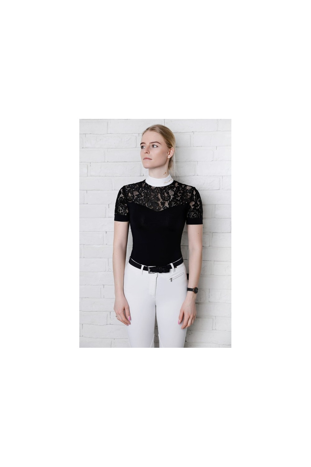 CAMISETA DE COMPETICIÓN MANGA CORTA CRYSTALL FLEUR DE LYS