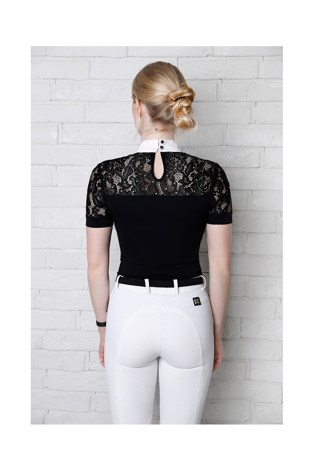 CAMISETA DE COMPETICIÓN MANGA CORTA CRYSTALL FLEUR DE LYS