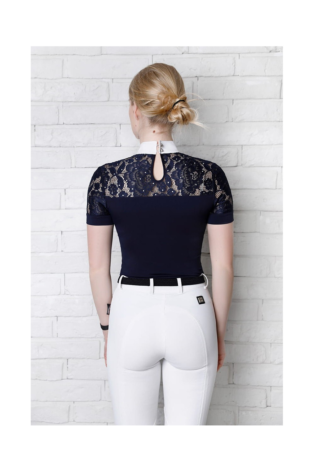 CAMISETA DE COMPETICIÓN MANGA CORTA CRYSTALL FLEUR DE LYS