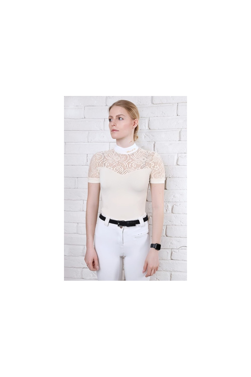 CAMISETA DE COMPETICIÓN MANGA CORTA CRYSTALL FLEUR DE LYS