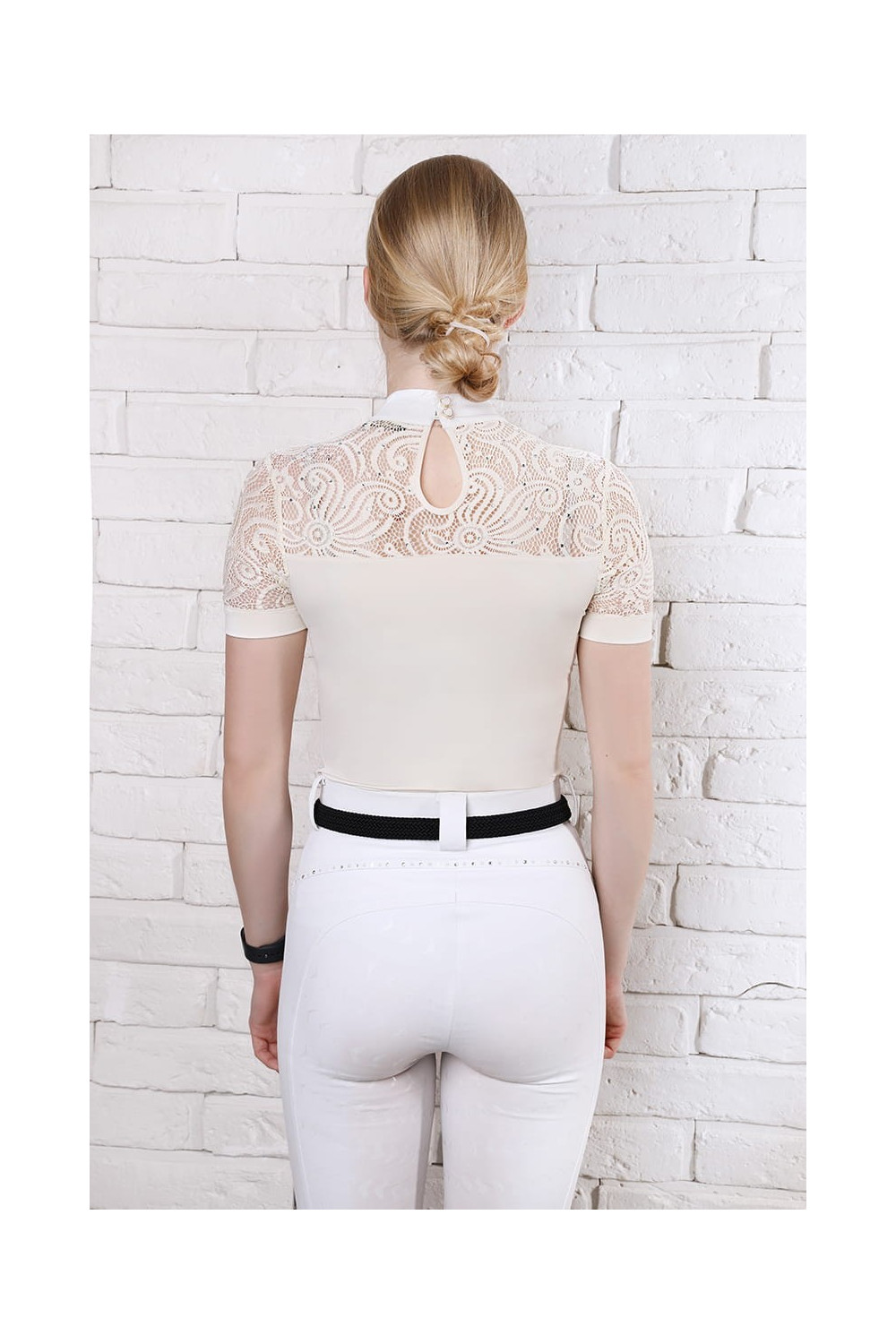 CAMISETA DE COMPETICIÓN MANGA CORTA CRYSTALL FLEUR DE LYS