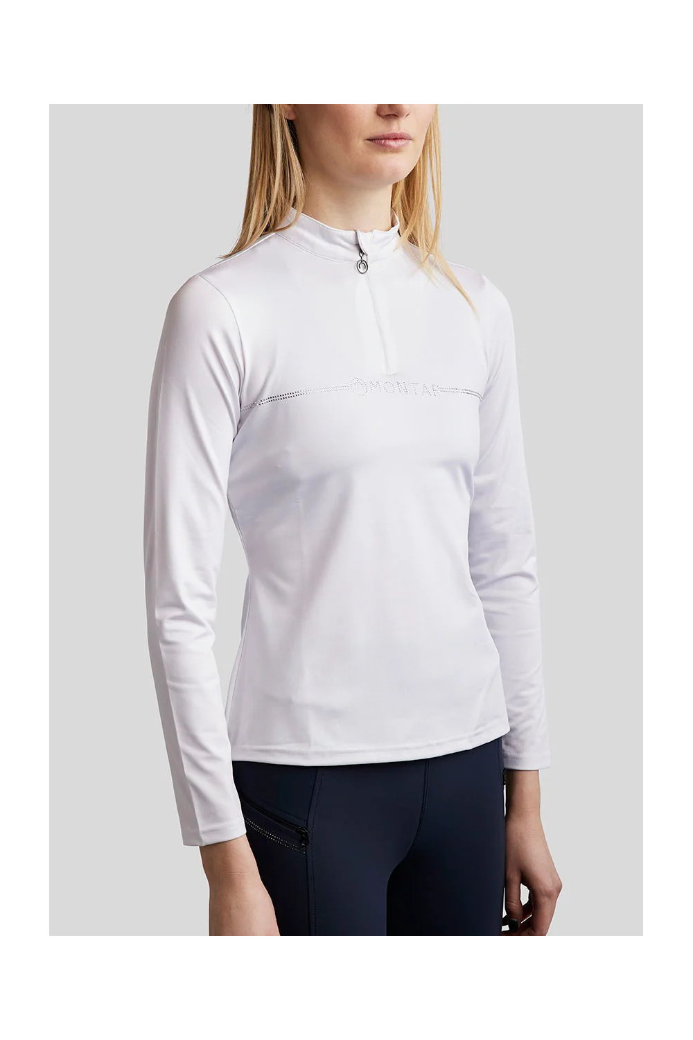 CAMISETA MOAVIANA CON LOGO DE CRISTALES MONTAR