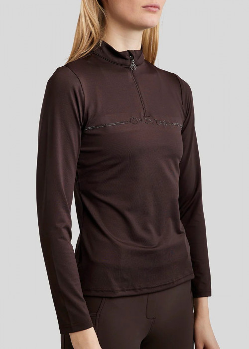 CAMISETA MOAVIANA CON LOGO DE CRISTALES MONTAR