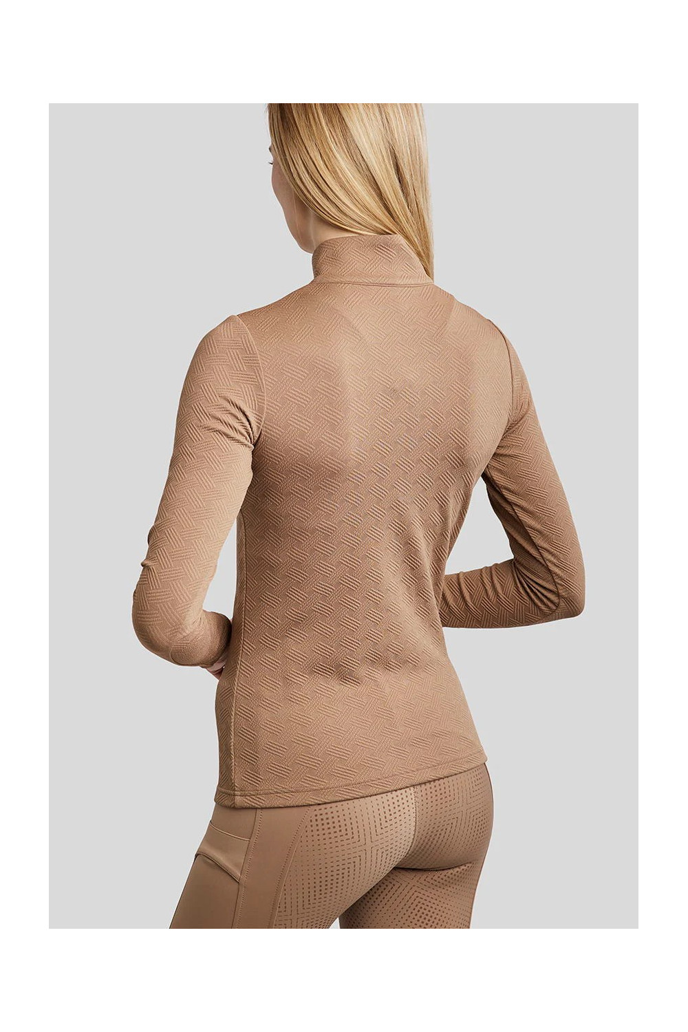 POLO MOCILIA JACQUARD REFINED MONTAR