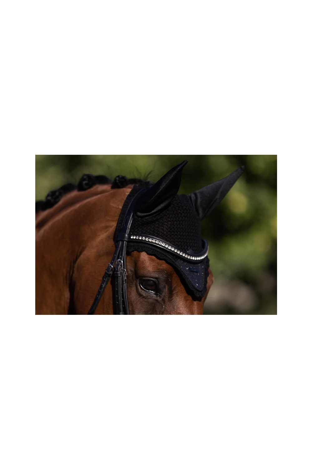OREJERAS ALL BLACK GLIMMER EQUESTRIAN STOCKHOLM