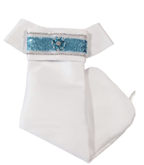 PLASTRÓN CELESTE LENTEJUELAS ANCCOR