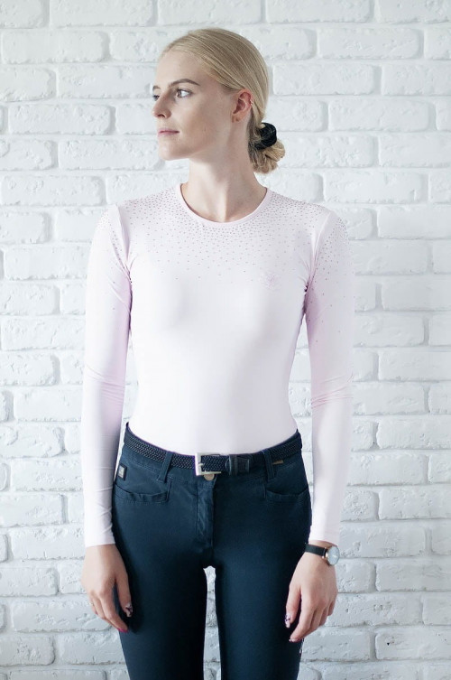 CAMISETA ROSE MANGA LARGA FLEUR DE LYS