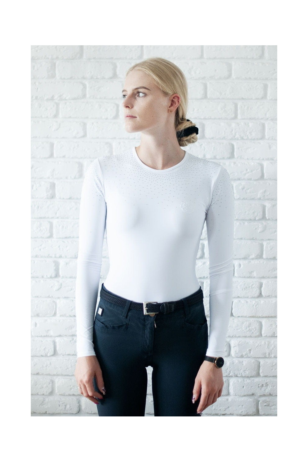 CAMISETA ROSE MANGA LARGA FLEUR DE LYS