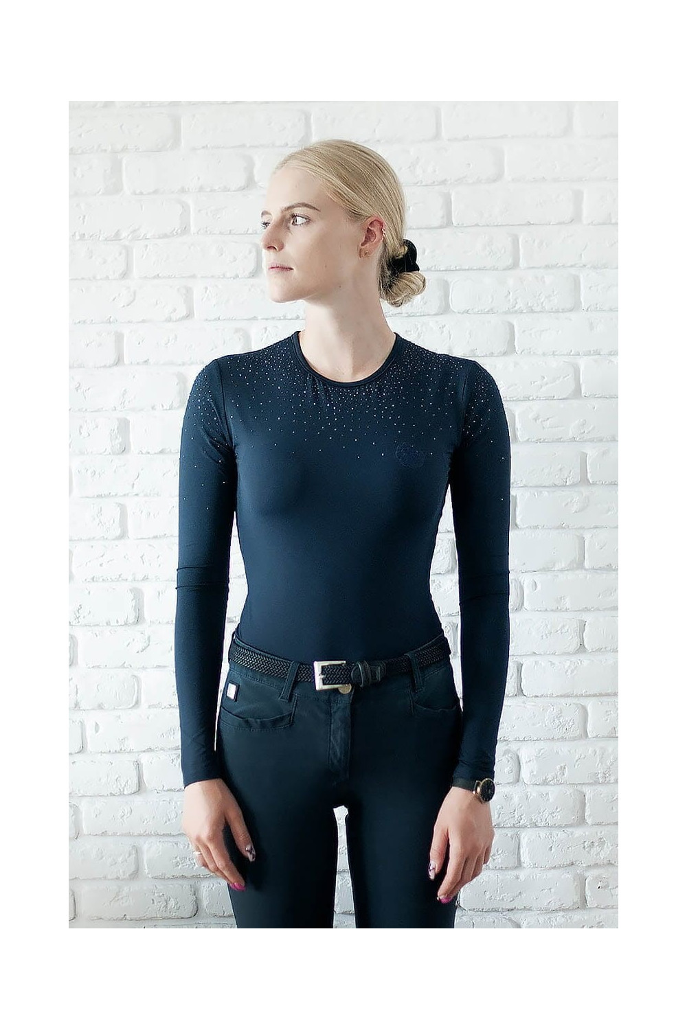 CAMISETA ROSE MANGA LARGA FLEUR DE LYS