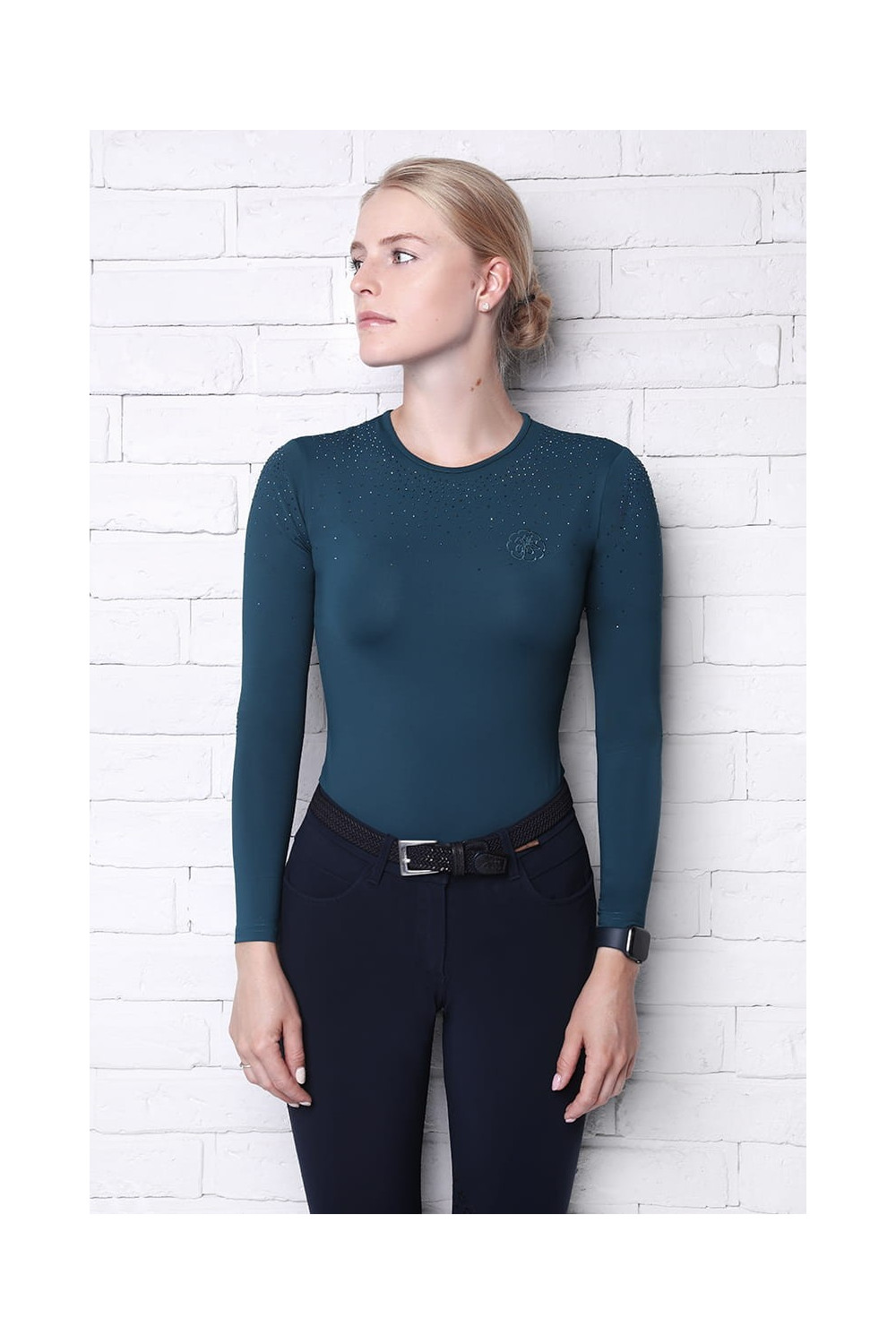 CAMISETA ROSE MANGA LARGA FLEUR DE LYS