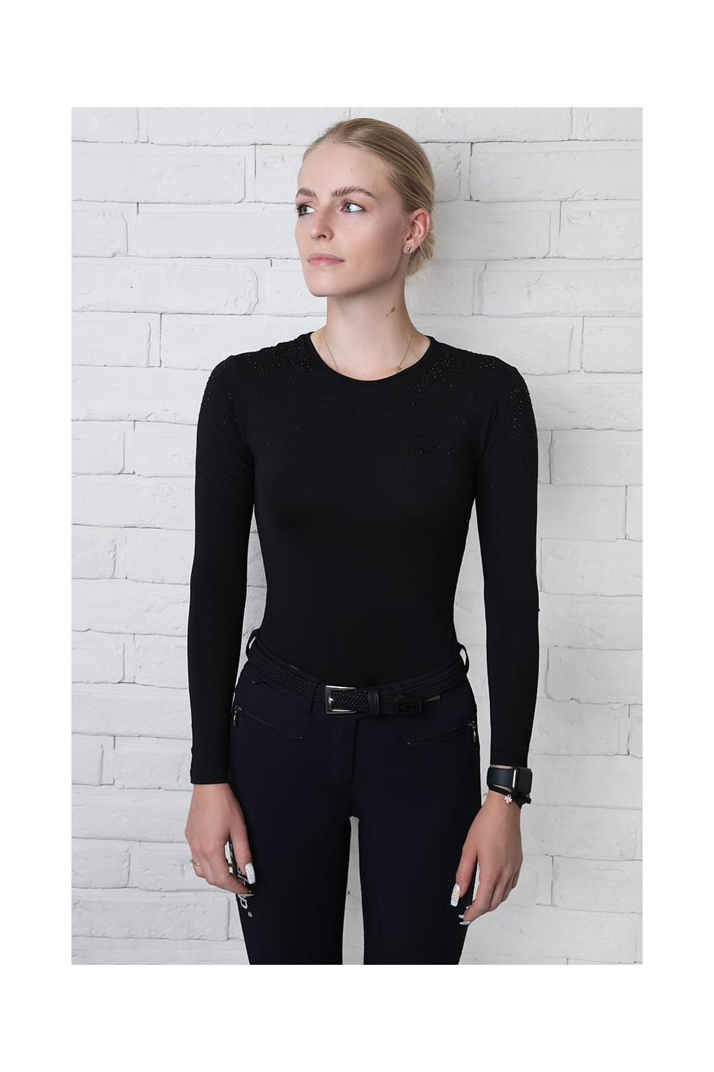 CAMISETA ROSE MANGA LARGA FLEUR DE LYS