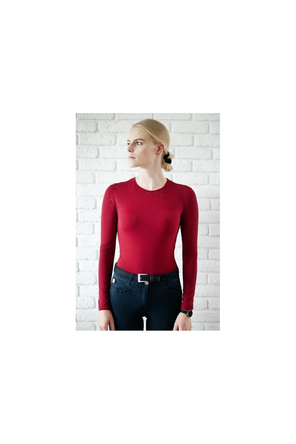 CAMISETA ROSE MANGA LARGA FLEUR DE LYS