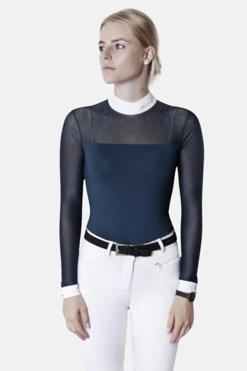 POLO DE COMPETICIÓN MANGA LARGA CINDY FLEUR DE LYS