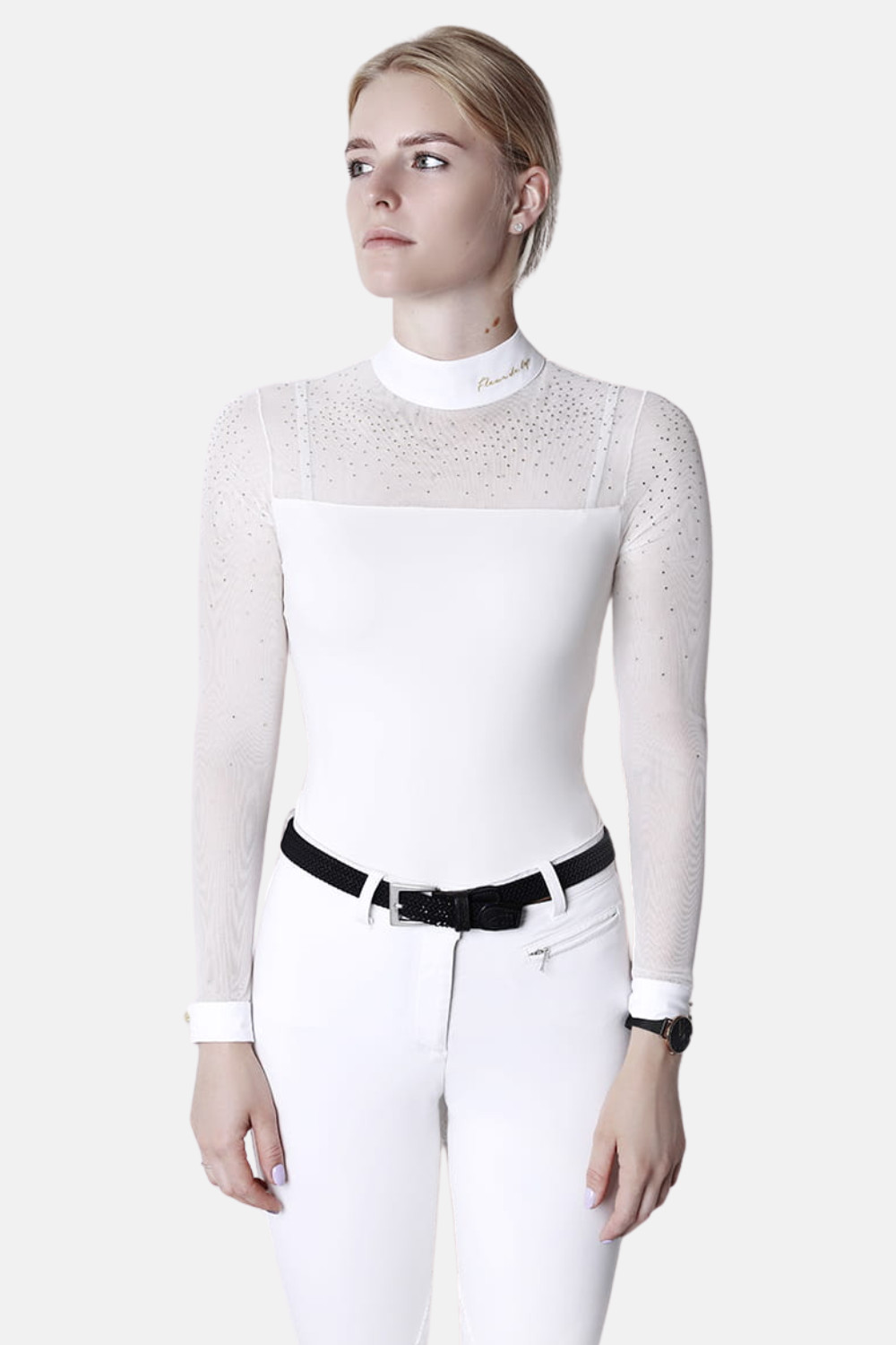 POLO DE COMPETICIÓN MANGA LARGA CINDY FLEUR DE LYS