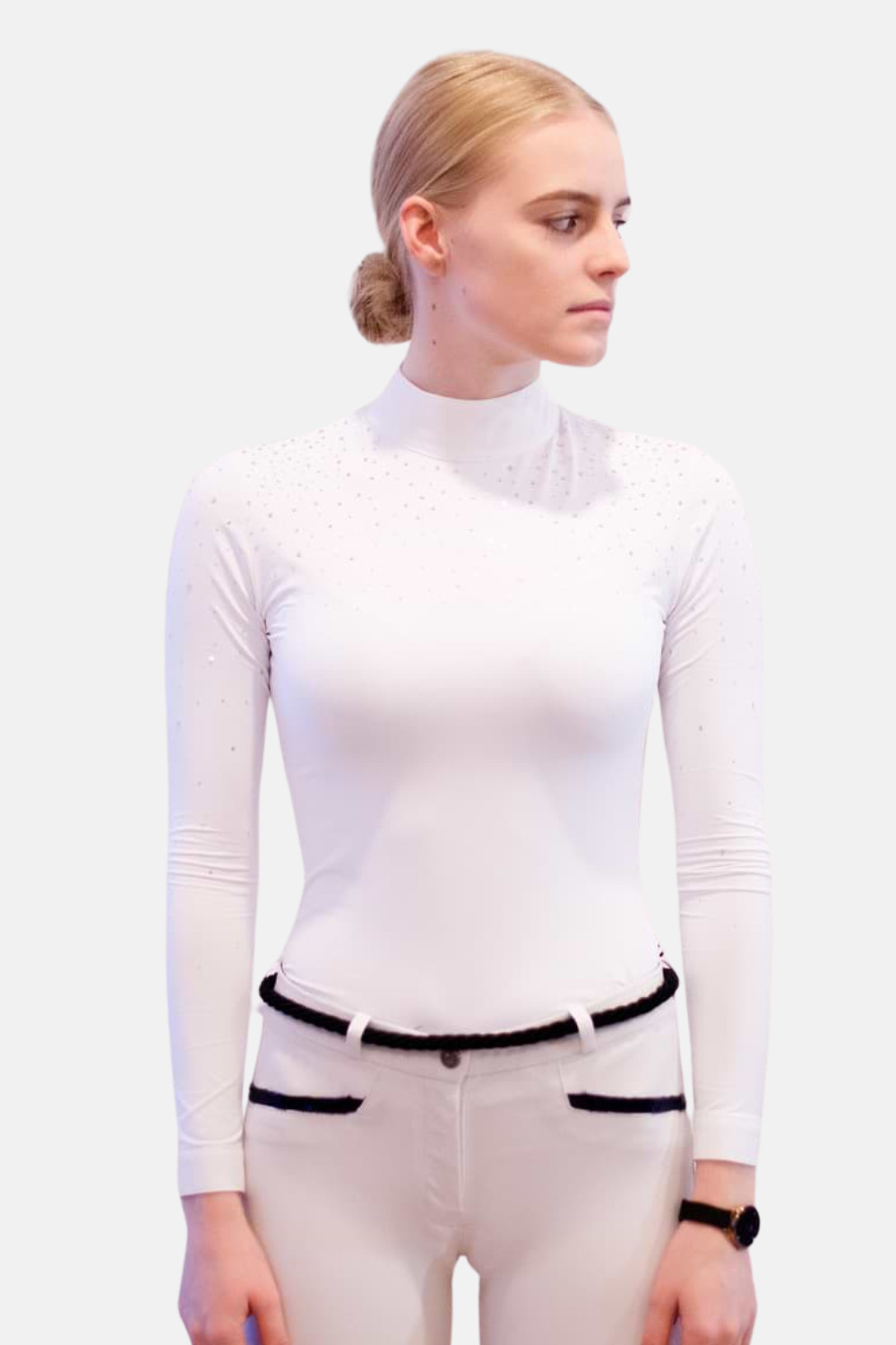 POLO DE COMPETICIÓN MANGA LARGA HOLLY FLEUR DE LYS