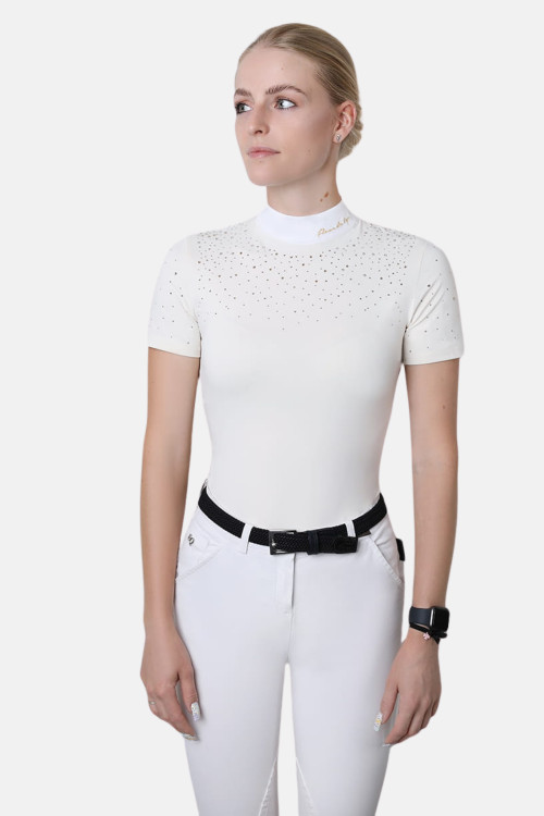 POLO DE COMPETICIÓN MANGA CORTA HOLLY FLEUR DE LYS