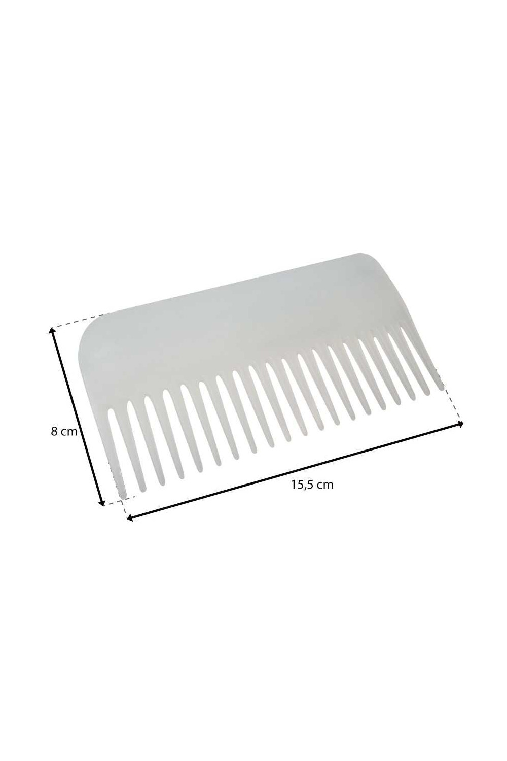 Peine Tattini clÃ¡sico 20 dientes Blanco