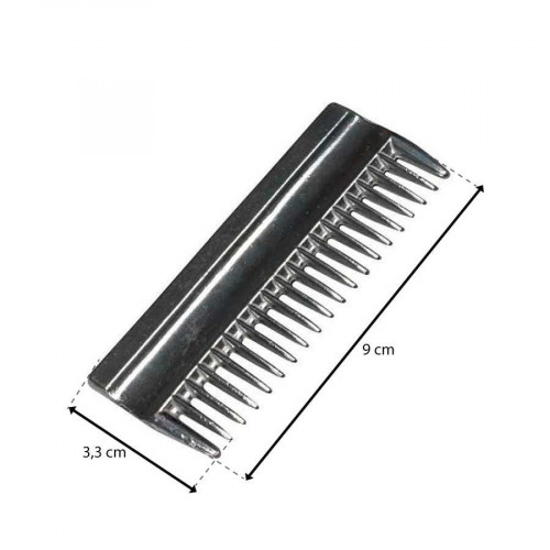 Peine de aluminio para crines 2