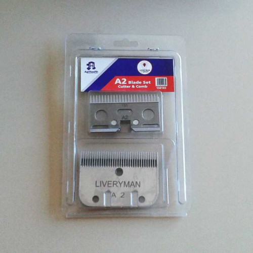 REPUESTO DE CUCHILLAS + PEINE LIVERYMAN ARENA A2 MED 2