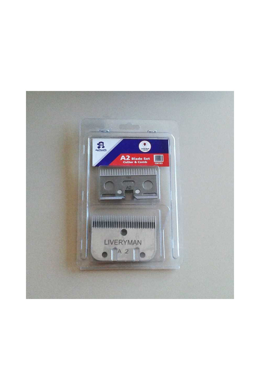 REPUESTO DE CUCHILLAS + PEINE LIVERYMAN ARENA A2 MED