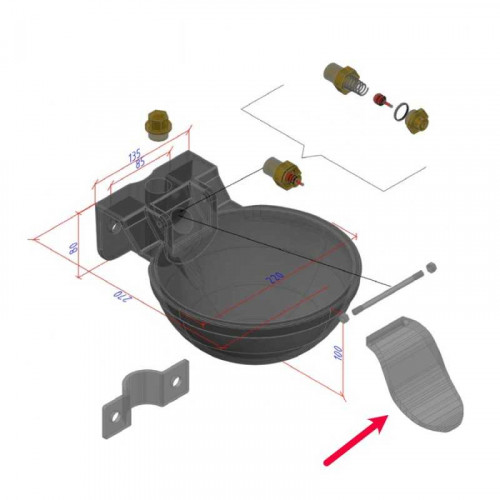REPUESTO LENGÃœETA PARA BEBEDERO 2