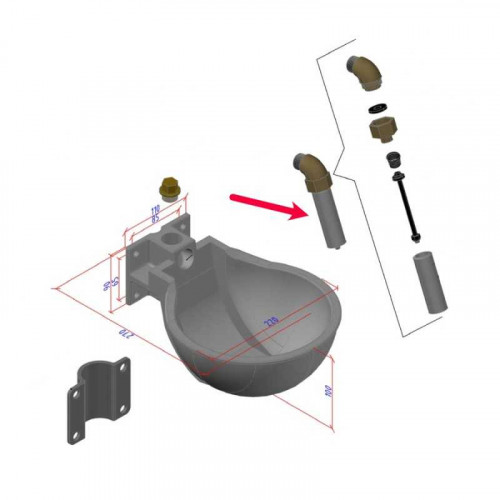 REPUESTO VÃLVULA CILÃNDRICA PARA BEBEDERO 2